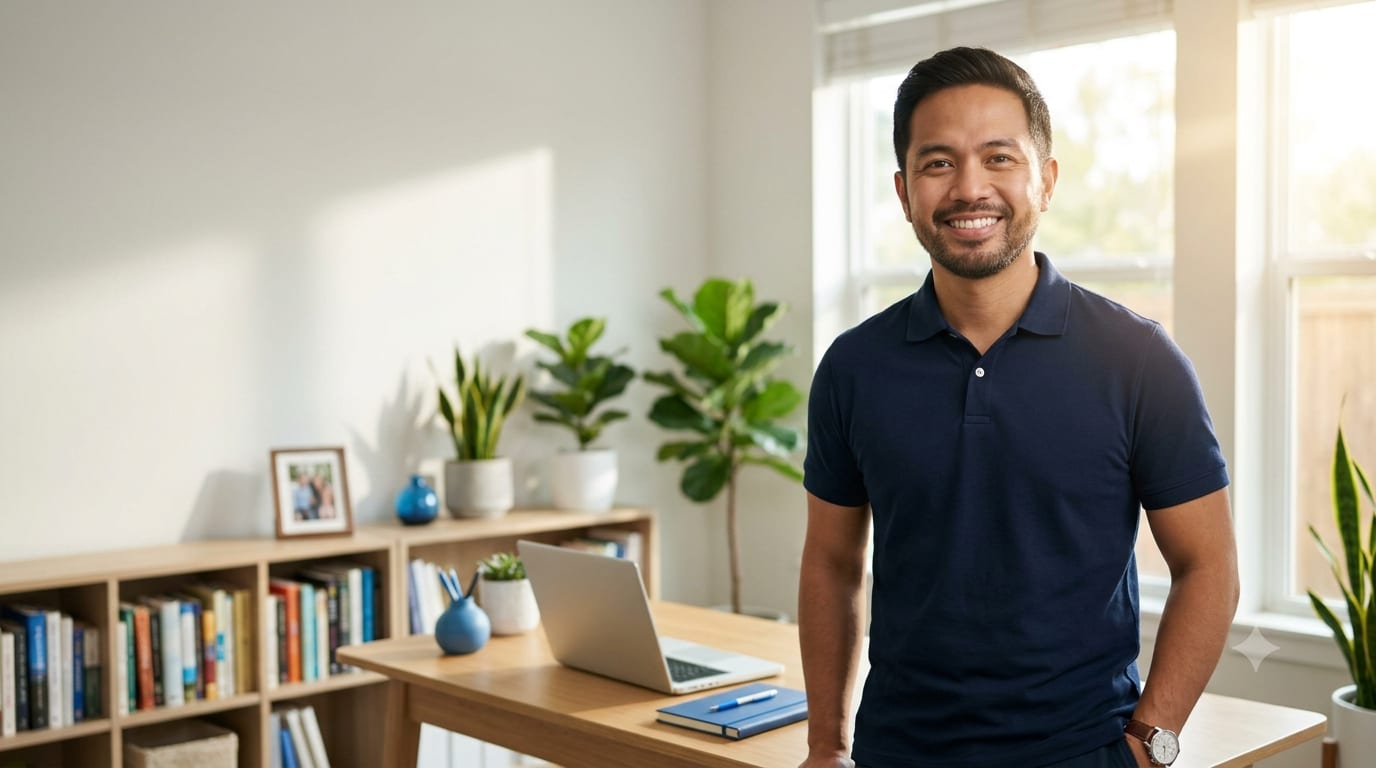 Remote Workmate specialists collaborating in a bright modern workspace